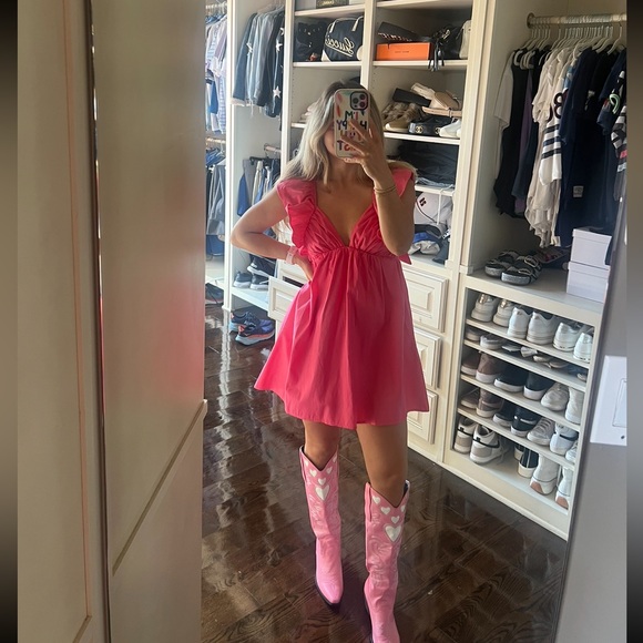 Pink Heart Tall Cowboy Boots- perfect for Eras Tour! - Picture 1 of 2